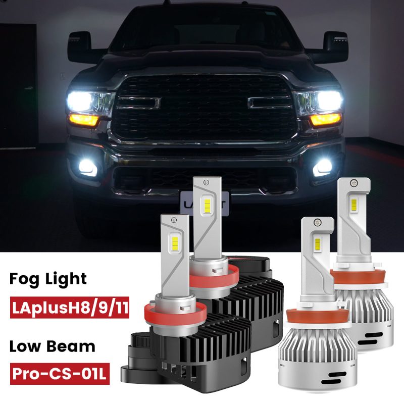 2022 2024 Ram 2500 3500 H11 led low beam H11 fog lights