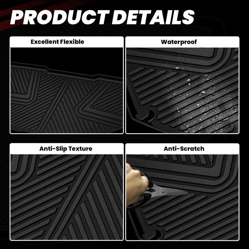 2022 2024 rivian r1t custom frunk mat lower frunk mat details