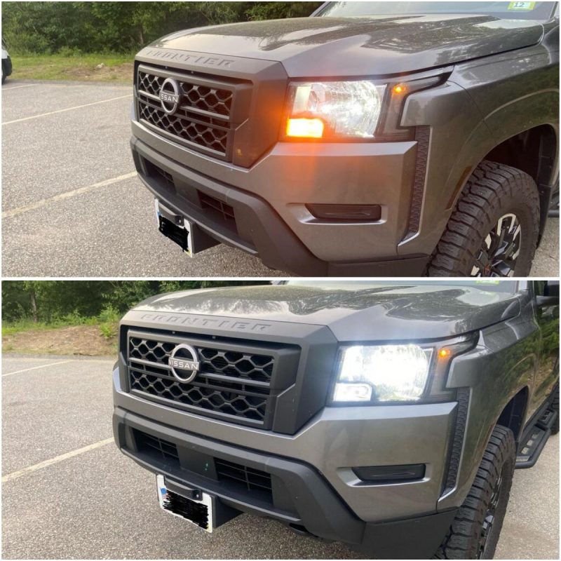 2022 Nissan Frontier switchback 7443 led bulbs 1