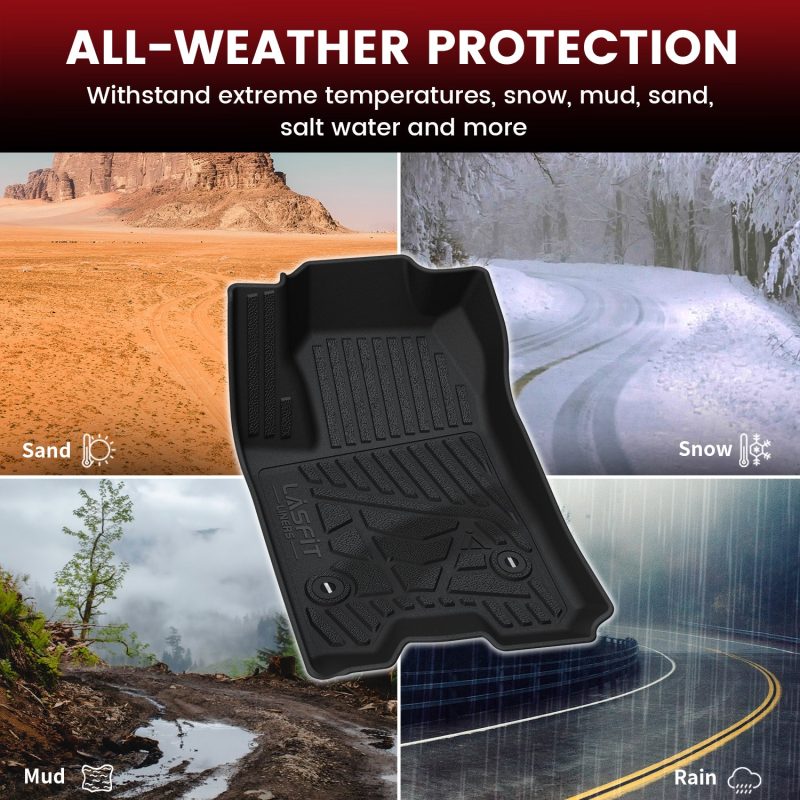 2023 2024 chevrolet colorado floor mats all weather protection