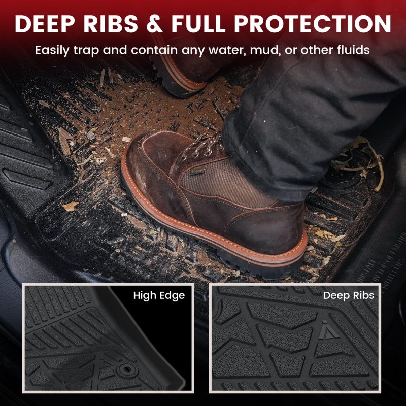 2023 2024 chevrolet colorado floor mats deep ribs