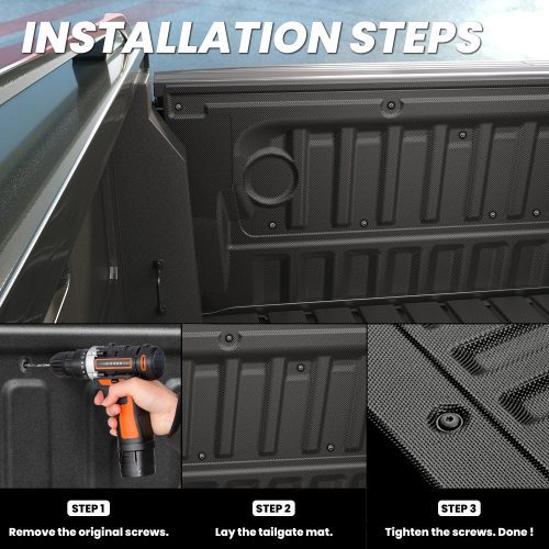 2024 2025 ford ranger tailgate mat installation steps 590b937e feaa 42d1 9e2b a2549be07201