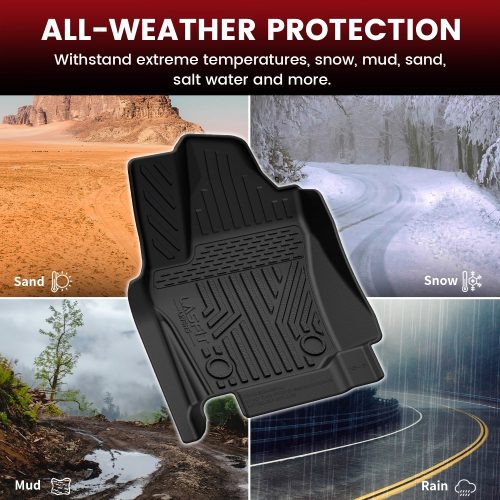 2024 2025 toyota tacoma floor mats all weather protection