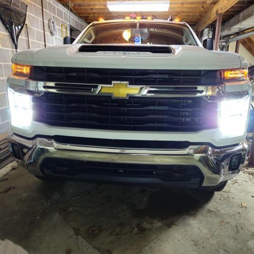 2024 Chevy Silverado 2500HD custom made H11 led bulbs