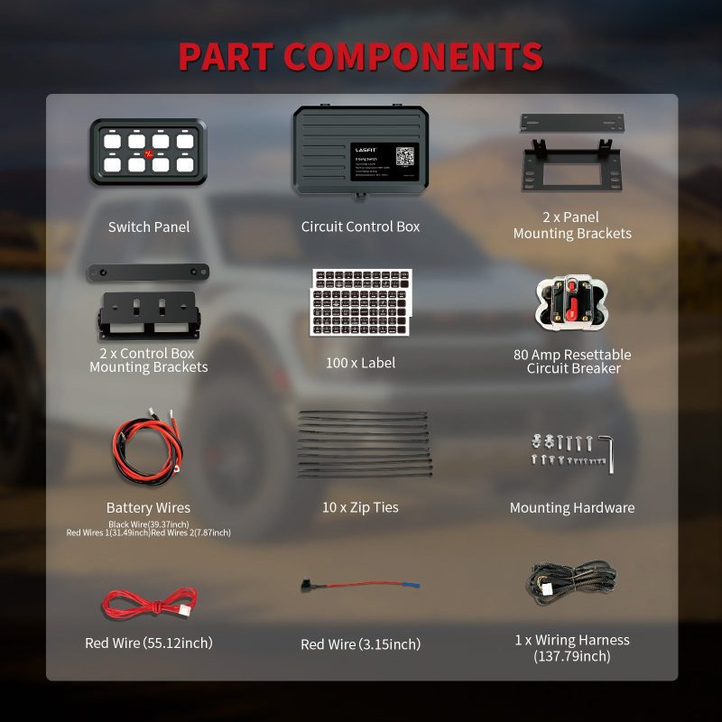 7.Lasfit8GangSwitchPanelPartComponents