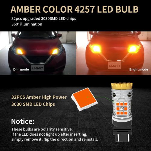 Ambercolor4257LEDbulbs