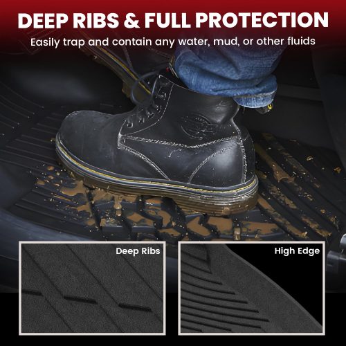 Chevrolet Suburban 2021 2024 Floor Mats Cargo Mat Deep Ribs