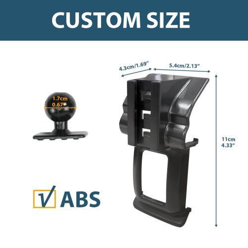 Civic Air Vent Clip Product Size