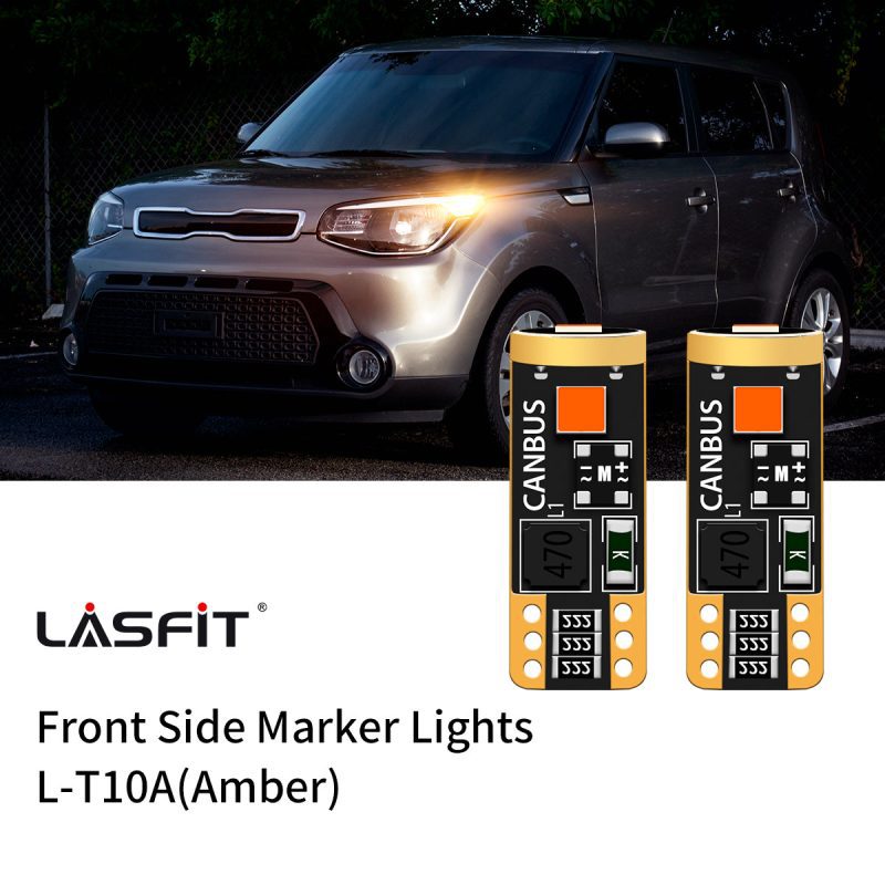 Front Side Marker Lights For 2014 2019 Kia Soul