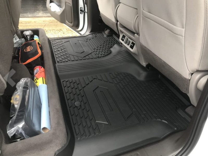 GMCSierra2500HD3500HDCrewCab2020 2023CustomFloorMatsAll weatherTPEMaterial1st 2ndRowSeat