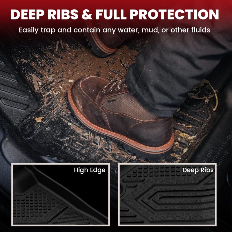 Honda HR V 2023 2025 floor mats Deep Ribs Protection