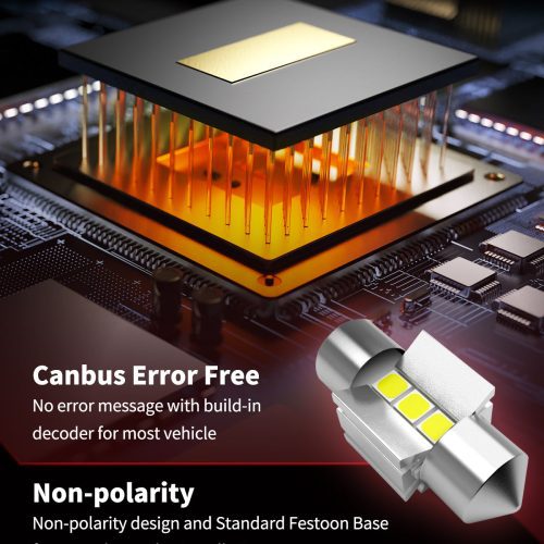 L 28MM led bulbs CanBus error free