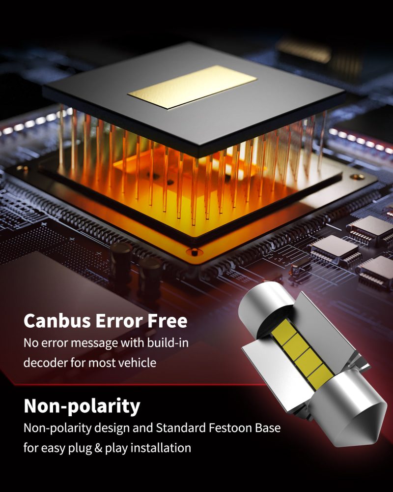 L 31MM led bulbs CanBus error free