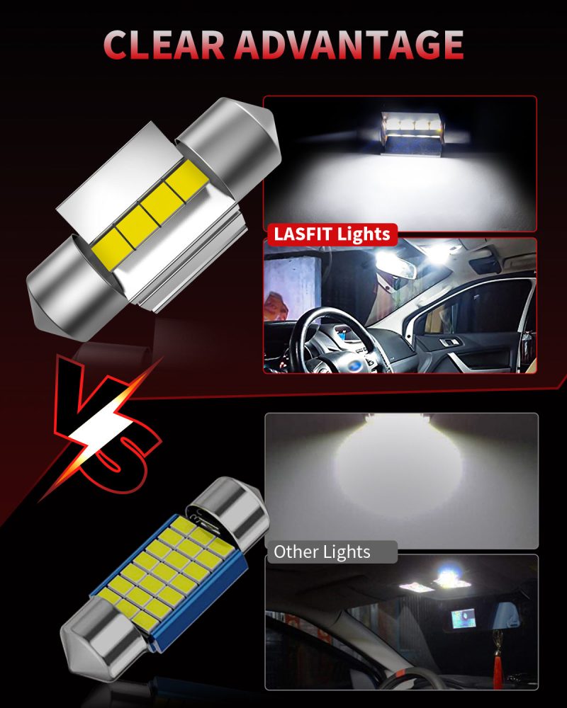 L 31MM led bulbs clear visibility