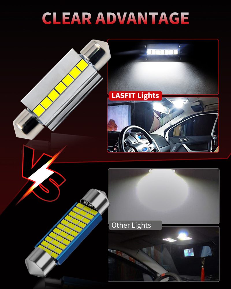 L 42MM led bulbs clear visibility