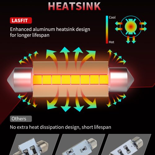 L 44MM led bulbs enhanced cooling system