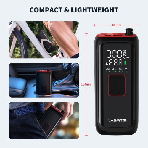 LASFITPortableCordlessTireInflatorCompactandLightweight