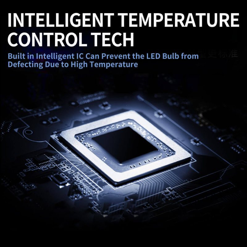 LAplus 9006 led bulbs intelligent temperature control tech