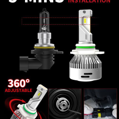 LAplus 9012 led bulbs quick installation