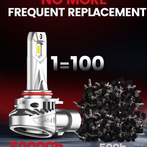 LCair 9005 led bulbs no more frequent replacement