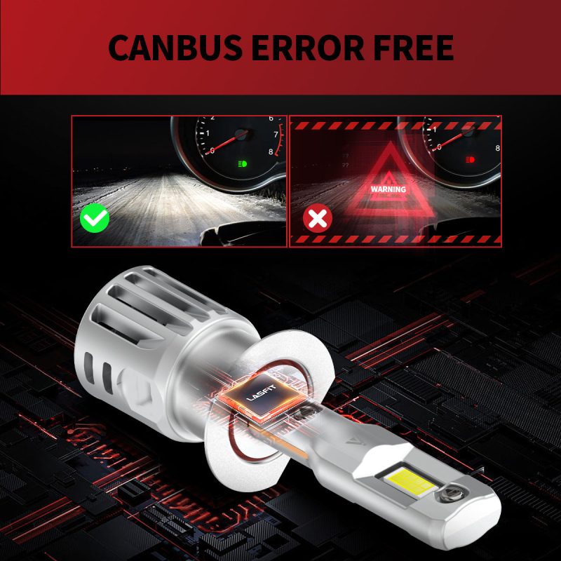 LCair H1 led bulbs Can bus error free