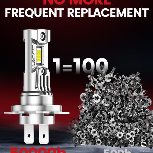 LCair H7 led bulbs no more frequent replacement