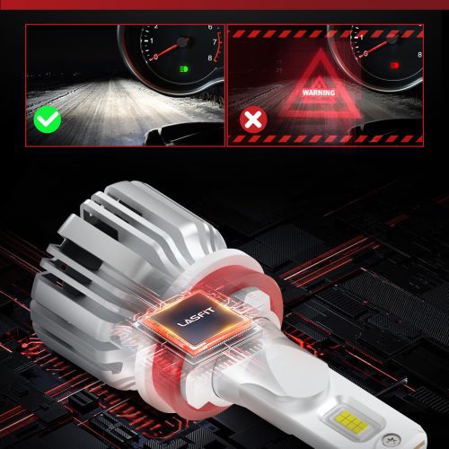 LCplus H11 LED bulbs canbus error free