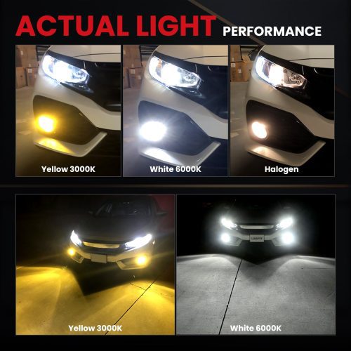 LDplusH11 LED bulbs fit for 2020 2021 Toyota highlander actual light performance