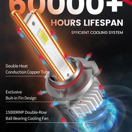 LSplus 9005 LED bulbs longer lifespan