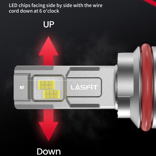 LSplus 9007 LED bulbs correct installation direction