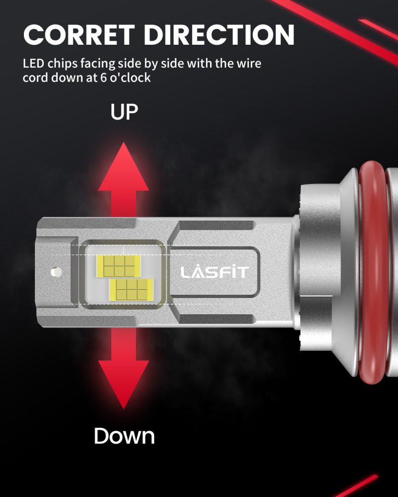 LSplus 9007 LED bulbs correct installation direction