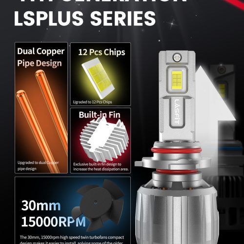 LSplus 9012 LED bulbs cooling system