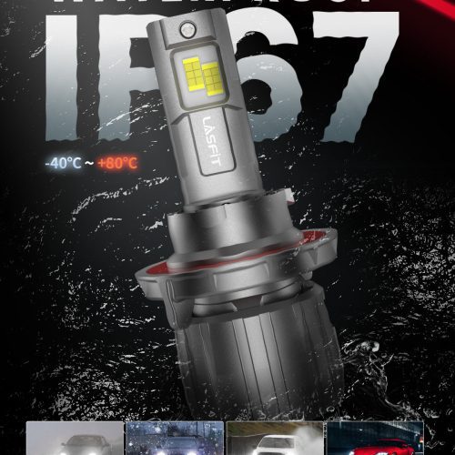 LSplus H13 LED bulbs IP67 waterproof