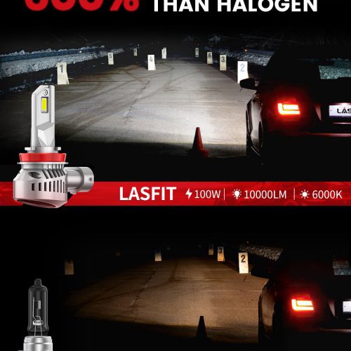 Lasfit LAair H11 led bulbs brightness