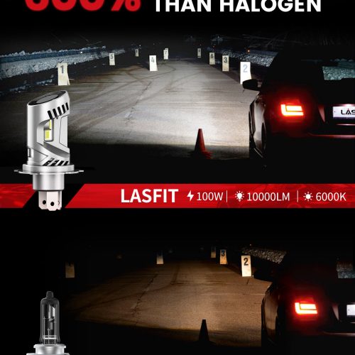 Lasfit LAair H4 led bulbs brightness