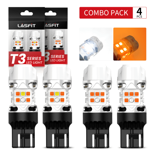 Lasfit T3 7443 led bulbs fit for 2022 2025 Chevrolet Malibu