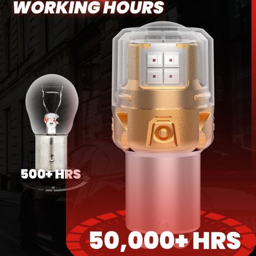 Lasfit red L2 1157 LED Bulb longer working hours