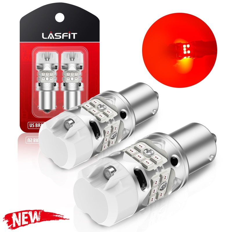 Lasfit red T3 1156 led bulbs