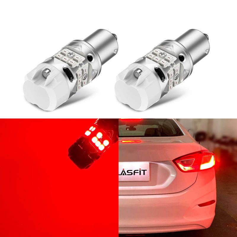 Lasfit red T3 1156 led lights