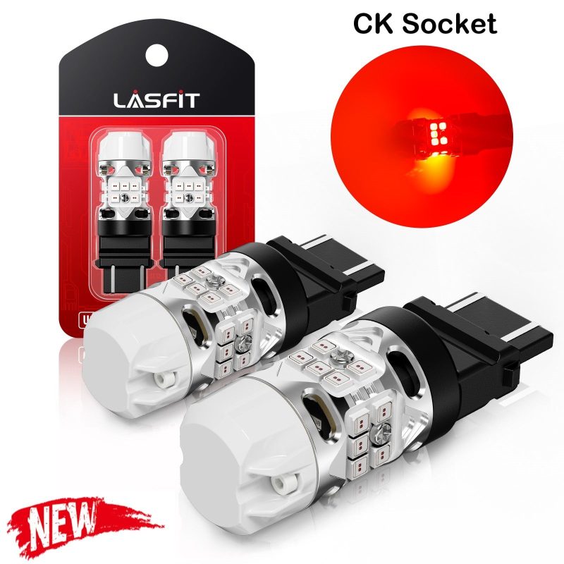 Lasfit red T3 3157 CK led bulbs