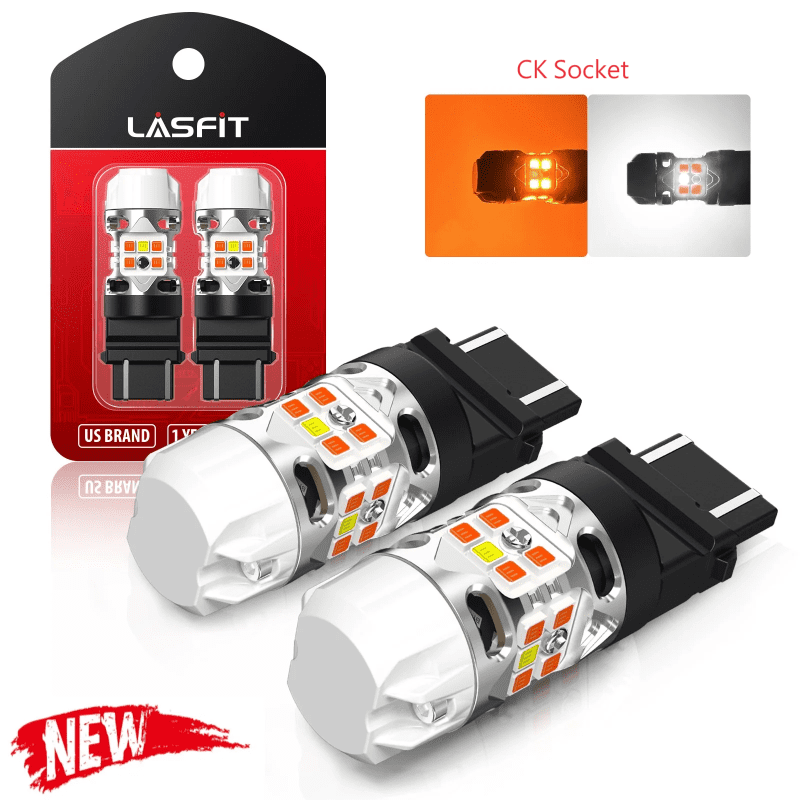 Lasfit switchback T3 3157 CK led bulbs