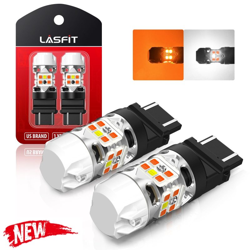 Lasfit switchback T3 3157 led bulbs