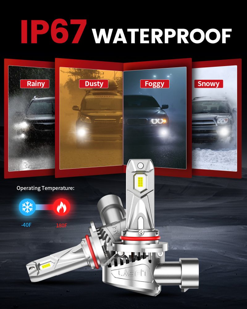 Lasfit LCair H10 LED Bulb IP67 waterproof