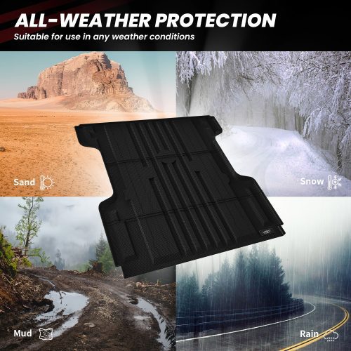 Nissan Titan 2004 2024 67 inches All weather Truck Bed Mats