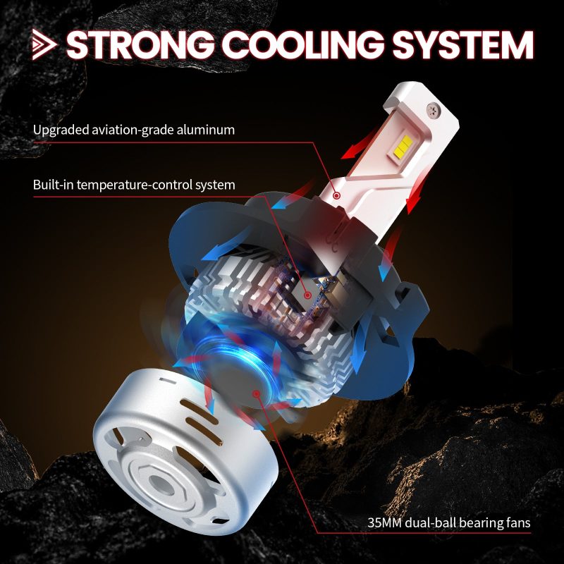 Pro HK5 H7 led bulbs stronger cooling system