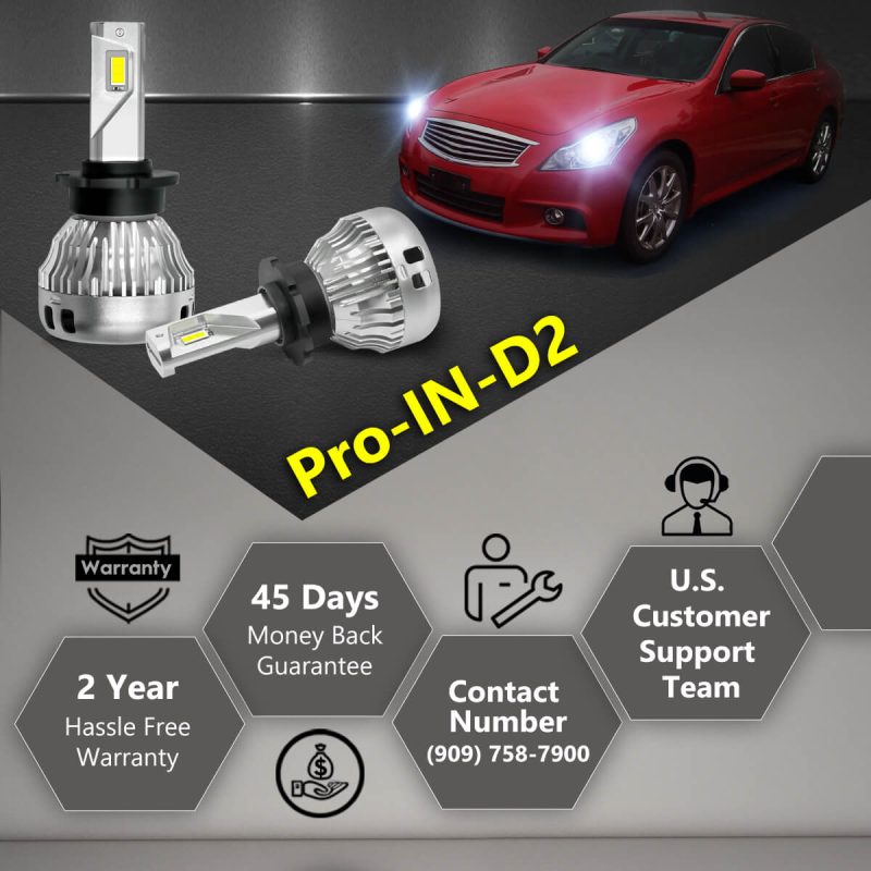 Pro IN D2 led kit warranty policy