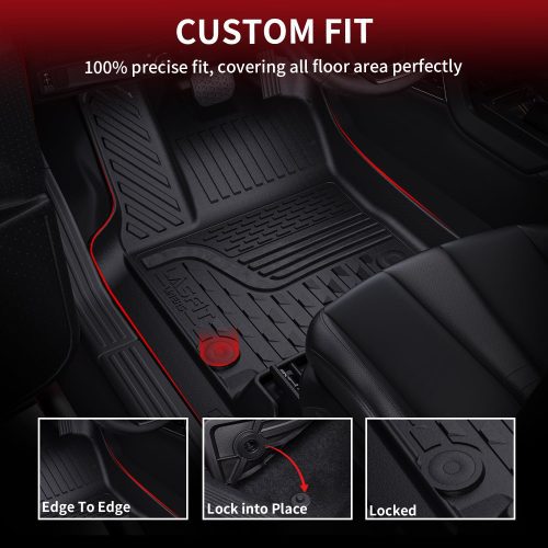 Ram 1500 2025 Edge to Edge 1st 2nd Row Floor Mats RA04