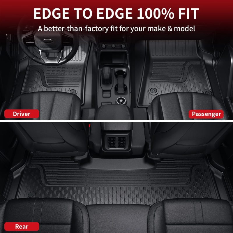 Ram 1500 2025 Edge to edge 1st 2nd Row Floor Mats