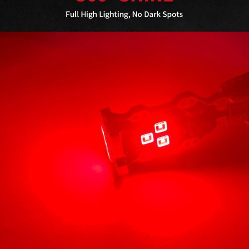 Red T15 led bulbs full angle illumination