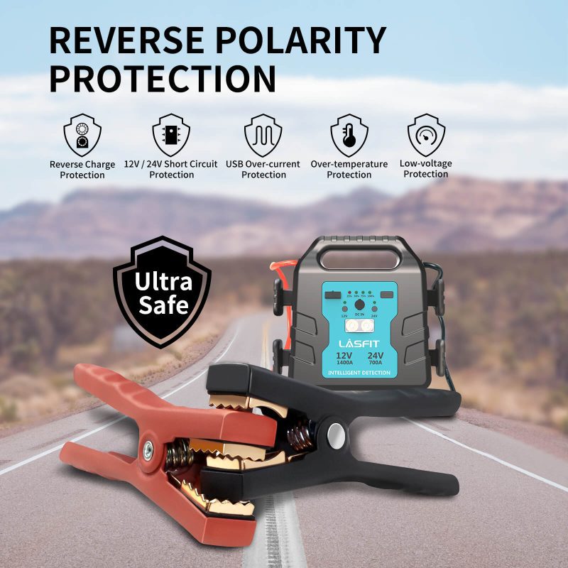 Reverse Polarity Protection Jump Starter